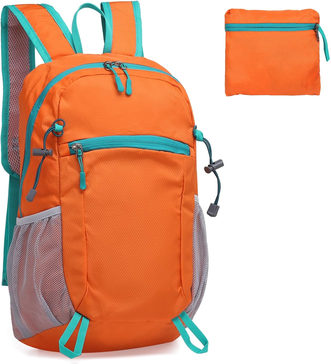 Hiking Daypack Packable, Camping Backpack Water Resistant Lightweight Polyester for Men Women Travel Outdoor