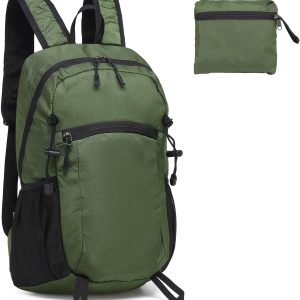 Hiking Daypack Packable, Camping Backpack Water Resistant Lightweight Polyester for Men Women Travel Outdoor