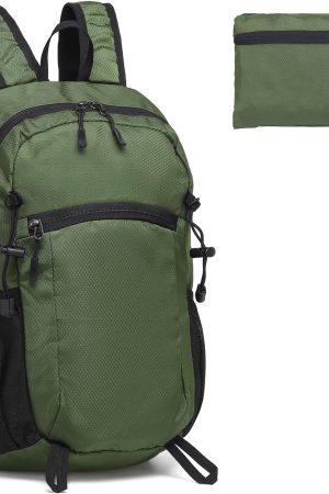 Hiking Daypack Packable, Camping Backpack Water Resistant Lightweight Polyester for Men Women Travel Outdoor