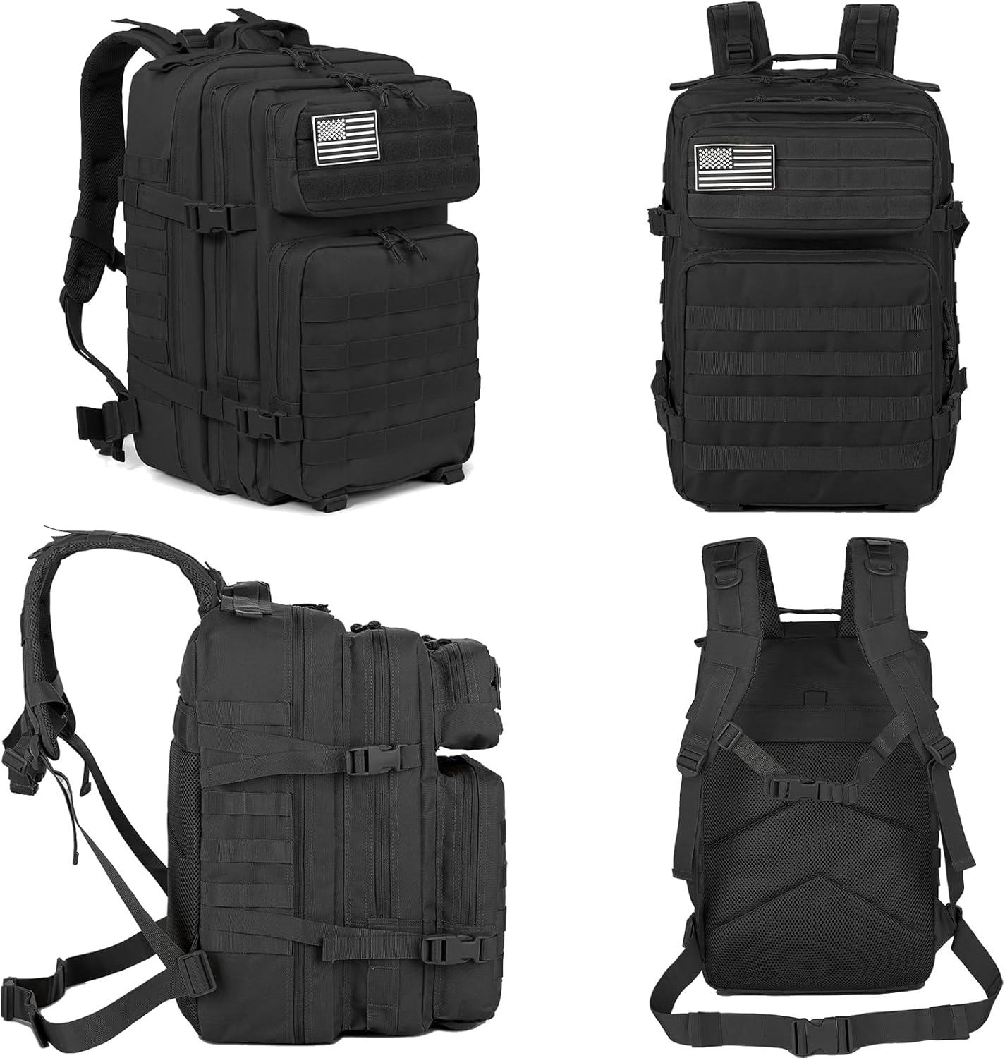 45L Military Tactical Backpacks Army Assault Pack 3 Day Bug Out Bag Hiking Treeking Rucksack… - Image 2