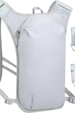 Small Hiking Backpack 10L - Lightweight Packable Foldable Backpack for Travel Camping Outdoor Commute, Compact Rucksack for Women Men(Grey)