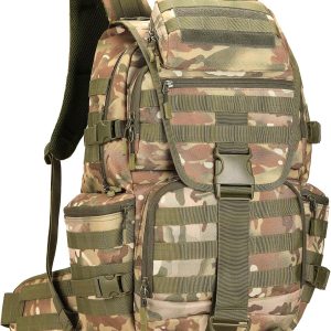 50L Military Tactical Backpack 3 Day Assault Pack  Daypack Hiking Backpack for Men and Women