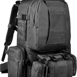 Tactical Backpack Military Army Rucksack 60L Large Assault Pack Detachable  Bag