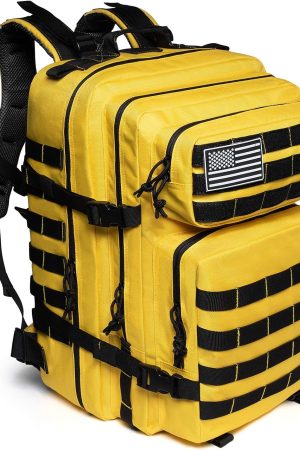 45L Military Tactical Backpacks  Army Assault Pack 3 Day Bug Out Bag Hiking Treeking Rucksack…